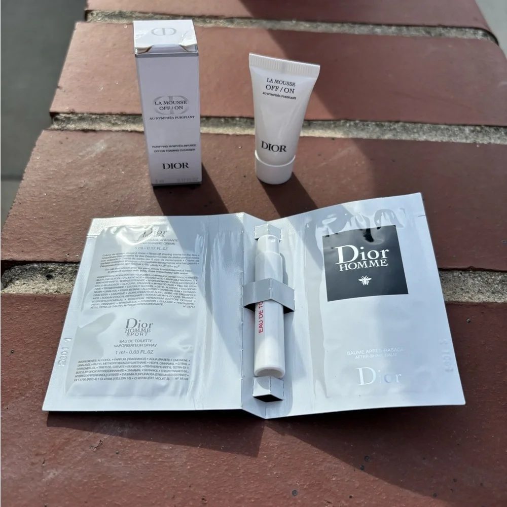 Dior Homme Shaving Set - White and Gray